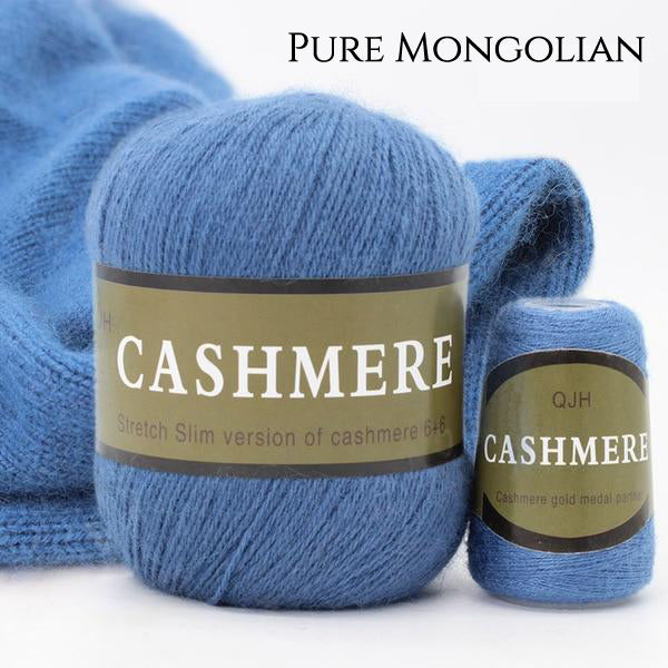 Cashmere Yarn for Crocheting 3-Ply Worsted Pure Mongolian Warm Soft Weaving  Fuzzy Knitting Cashmere Hand Yarn Thread 5pcs (Color : 619)