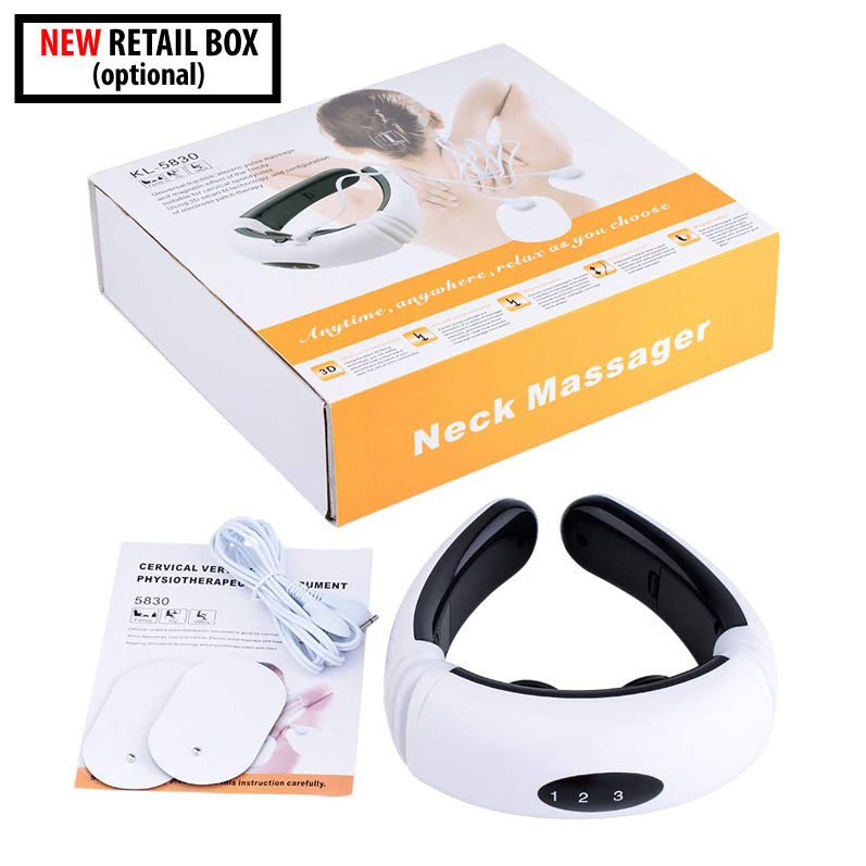 Pulse Neck Massager Muscle Relax Massage Magnetic Therapy US