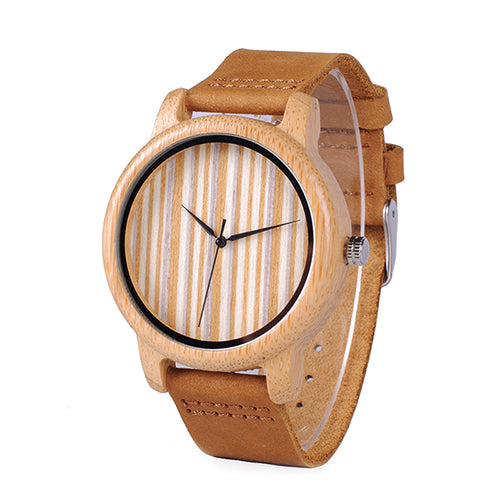 Bamboo Quartz Watch