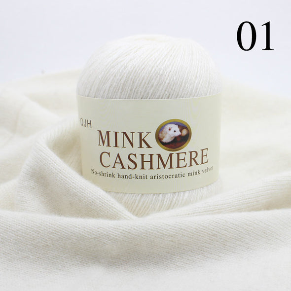 Hand-knitted Cashmere Yarn Anti-pilling Wool Cashmere Middle Thick