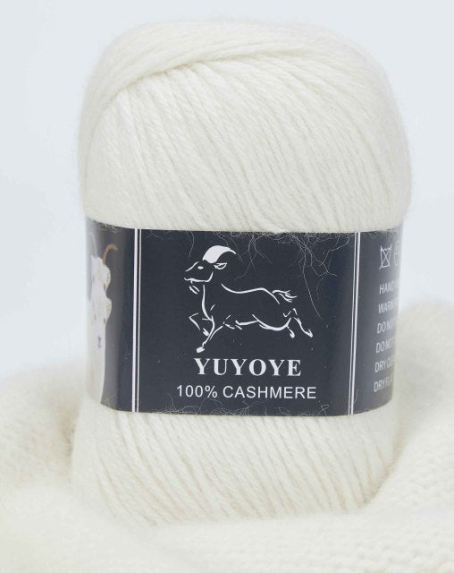 Best Quality 100% Mongolian Cashmere Hand-knitted Cashmere Yarn Wool  Cashmere Knitting Yarn Ball Scarf Wool Yarny Baby 50 grams Color: 2907 Dark  blue yarn