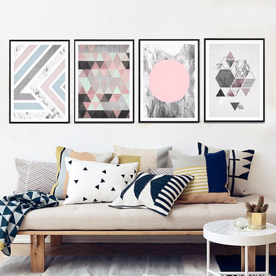 Geometric Abstract on Canvas