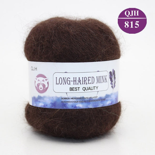 Best Deal for 25G/Roll Mohair Yarn Fluff Mink Fur Cashmere Plush Wool