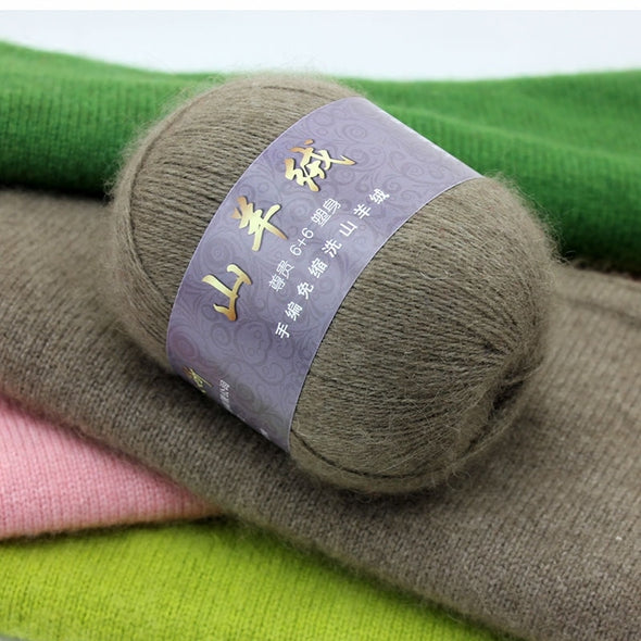  Luxurious Cashmere Yarn for Crocheting - Premium Worsted Fiber  for Cozy Creations - Pure Mongolian Origin for Unparalleled Warmth and  Softness - Ideal for Weaving, Creating Fuzzy Knits, and Handcrafte