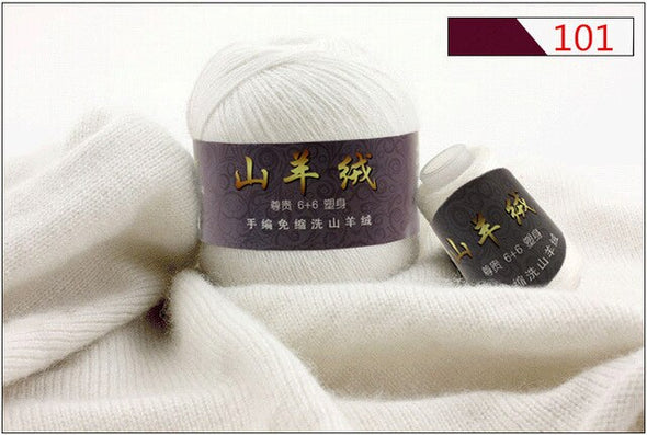 Mongolian Cashmere Yarn Anti-Pilling and No Fade Colors Yarn for