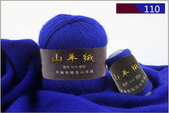 Qjh 50+20g Cashmere Yarn Knitting Hand-knitted High-grade Worsted Woolen  Wool For Cardigan Hat Sweater Mongolian Cashmere Thread - Yarn - AliExpress