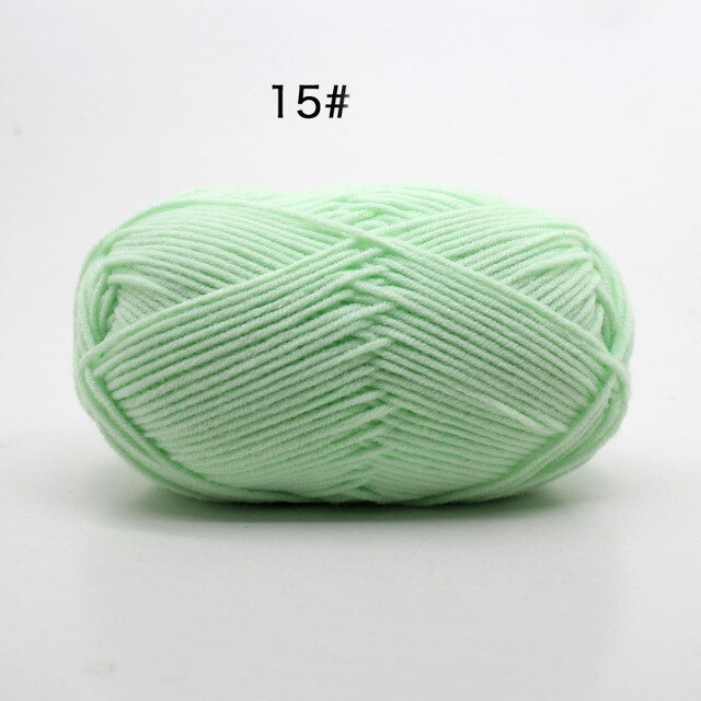 Lime Green Mini Milk Cotton Yarn