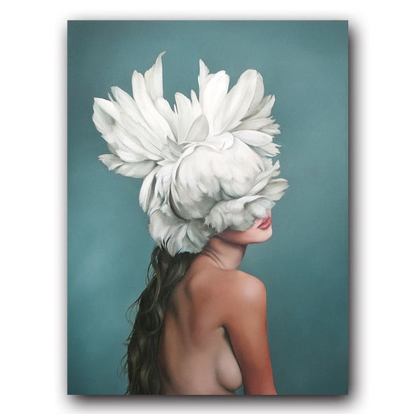 Avatar Flower Girl on Canvas